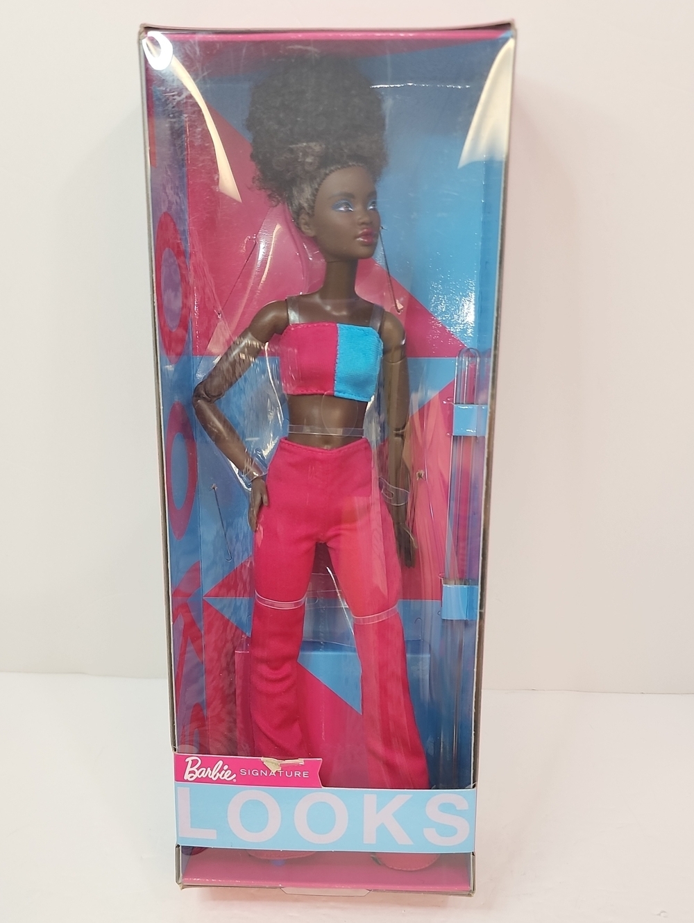 Barbie Looks Doll #14 Pink Metallic Dress Signature Mattel NRFB 2022
